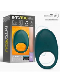 Зеленое интерактивное виброкольцо Ringo - Intoyou - в Кемерово купить с доставкой