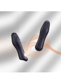 Сливовая силиконовая насадка на пенис с подхватом Manwan Ryzer - Manwan - в Кемерово купить с доставкой