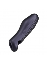 Сливовая силиконовая насадка на пенис с подхватом Manwan Ryzer - Manwan - в Кемерово купить с доставкой