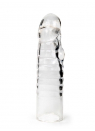 Прозрачная закрытая насадка на член - 15 см. - Sex Expert - в Кемерово купить с доставкой