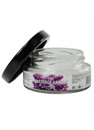 Массажная свеча «Сирень» - 50 мл. - SGAN - купить с доставкой в Кемерово