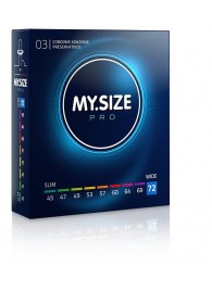 Презервативы MY.SIZE размер 72 - 3 шт. - My.Size - купить с доставкой в Кемерово