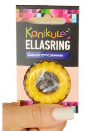 Цветное рельефное эрекционное кольцо Ellasring - Sitabella - в Кемерово купить с доставкой