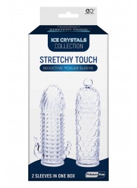 Набор из 2 прозрачных насадок на член Seductive Tickler Sleeves Set - NMC - в Кемерово купить с доставкой