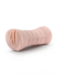 Телесный мастурбатор-вагина Ayumi с вибрацией - Blush Novelties - в Кемерово купить с доставкой