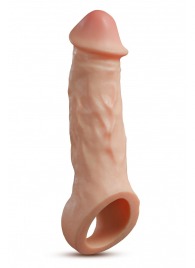 Телесная насадка-удлинитель Intrepid 9.25 Inch Realistic Penis Extender Sleeve - 23,5 см. - Blush Novelties - в Кемерово купить с доставкой