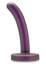 Фиолетовая насадка с гладкой поверхностью Surrender 4.75 Inch Beginner Pegging Dildo - 12 см. - Blush Novelties - купить с доставкой в Кемерово