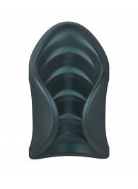 Серый сквозной мастурбатор с вибрацией Manwan Starter - Manwan - в Кемерово купить с доставкой