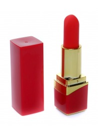 Красный мини-вибратор в форме помады - Boys of Toys