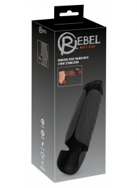 Черный вибромастурбатор с трехточечной стимуляцией Penis Trainer with 3 Point Stimulation - Orion - в Кемерово купить с доставкой