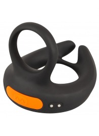 Черный вибростимулятор мошонки RC Scrotum Stimulator with Vibration - Orion - в Кемерово купить с доставкой