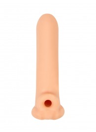 Телесный фаллоудлинитель Titan - 16,5 см. - Lola Games - в Кемерово купить с доставкой