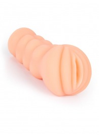 Телесный мастурбатор-вагина с эрекционными кольцами в комплекте - Sexy Girl - в Кемерово купить с доставкой