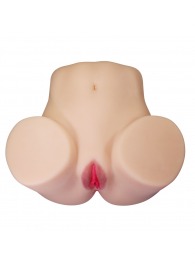 Телесный мастурбатор Julia с 2 любовными каналами - Baile - в Кемерово купить с доставкой