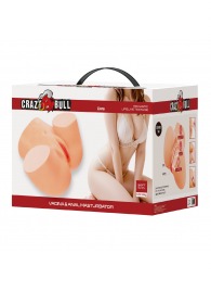 Телесный мастурбатор Liora с вибрацией - Baile - в Кемерово купить с доставкой