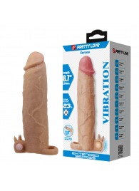 Телесная насадка на пенис Xerxes - 22 см. - Baile - в Кемерово купить с доставкой