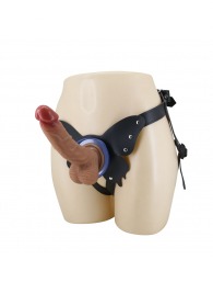 Поясной страпон Wells: трусики в форме бабочки и фаллоимитатор-насадка - Baile - купить с доставкой в Кемерово