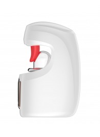 Белый мастурбатор с язычком и возвратно-поступательными движениями - Secwell - в Кемерово купить с доставкой