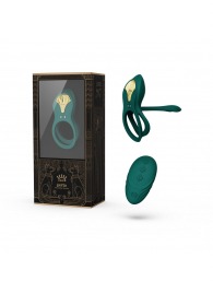 Зеленое эрекционное виброкольцо Bayek с пультом ДУ - Zalo - в Кемерово купить с доставкой