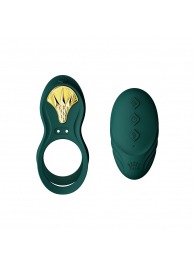 Зеленое эрекционное виброкольцо Bayek с пультом ДУ - Zalo - в Кемерово купить с доставкой