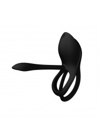 Черное эрекционное виброкольцо Bayek с пультом ДУ - Zalo - в Кемерово купить с доставкой