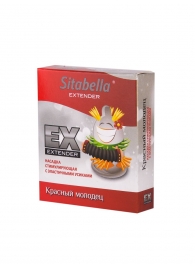 Стимулирующая насадка Sitabella Extender  Красный молодец - Sitabella - купить с доставкой в Кемерово