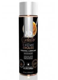 Лубрикант с ароматом крем-брюле JO GELATO CREME BRULEE - 120 мл. - System JO - купить с доставкой в Кемерово