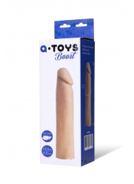 Реалистичная насадка с ярко выраженной головкой - 16,5 см. - A-toys - в Кемерово купить с доставкой