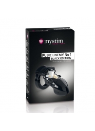 Пояс верности с электростимуляцией Mystim Pubic Enemy No1 Black Edition - MyStim - купить с доставкой в Кемерово