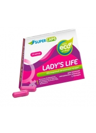 Возбуждающие капсулы Ladys Life - 14 капсул (0,35 гр.) - SuperCaps - купить с доставкой в Кемерово