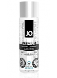 Охлаждающий лубрикант на силиконовой основе JO Personal Premium Lubricant Cooling - 60 мл. - System JO - купить с доставкой в Кемерово