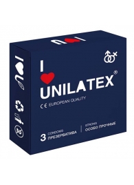 Ультрапрочные презервативы Unilatex Extra Strong - 3 шт. - Unilatex - купить с доставкой в Кемерово