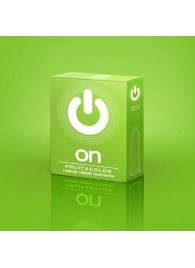 Цветные ароматизированные презервативы ON) Fruit   Color - 3 шт. - ON) - купить с доставкой в Кемерово