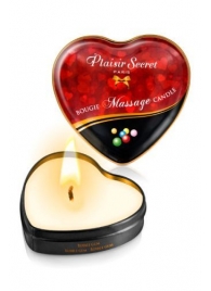 Массажная свеча с ароматом бубль-гума Bougie Massage Candle - 35 мл. - Plaisir Secret - купить с доставкой в Кемерово