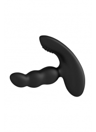 Черный силиконовый стимулятор простаты Levett Nitoc с пультом ДУ - Levett - в Кемерово купить с доставкой