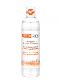 Гель-смазка 2-в-1 MASSAGE   LUBRICANT GUARANA - 300 мл. - Waterglide - купить с доставкой в Кемерово