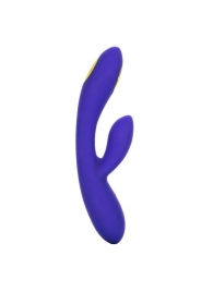 Фиолетовый вибратор с функцией электростимуляции Intimate E-Stimulator Dual Wand - 21,5 см. - California Exotic Novelties - купить с доставкой в Кемерово