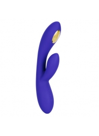 Фиолетовый вибратор с функцией электростимуляции Intimate E-Stimulator Dual Wand - 21,5 см. - California Exotic Novelties - купить с доставкой в Кемерово