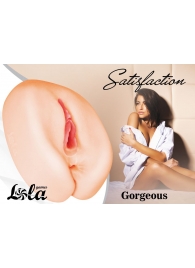 Мастурбатор с 2 тоннелями Satisfaction Gorgeous - Lola Games - в Кемерово купить с доставкой