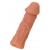 Телесная реалистичная насадка KOKOS Extreme Sleeve 05 с дополнительной стимуляцией - 12,7 см. - KOKOS - в Кемерово купить с доставкой