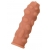 Телесная реалистичная насадка KOKOS Extreme Sleeve 11 с дополнительной стимуляцией - 12,7 см. - KOKOS - в Кемерово купить с доставкой