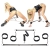 Комплект наручников и наножников с распорками Spread  em Bar and Cuff Set - Pipedream - купить с доставкой в Кемерово
