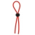 Красное эрекционное лассо с одной бусиной-утяжкой STRETCHY THIN LASSO - Dream Toys - в Кемерово купить с доставкой