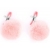 Зажимы для сосков с розовым пушком - Notabu - купить с доставкой в Кемерово