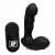 Черный стимулятор простаты Alpha-Pro 7X P-Milker Silicone Prostate Stimulator with Milking Bead - XR Brands - в Кемерово купить с доставкой