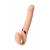 Телесный безремневой вибрострапон Vibrating Bendable Strap-On L - Strap-on-me - купить с доставкой в Кемерово