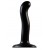Черный фаллоимитатор-насадка Strap-On-Me P G spot Dildo size S - 16,4 см. - Strap-on-me - купить с доставкой в Кемерово