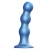 Голубая насадка Strap-On-Me Dildo Plug Balls size L - Strap-on-me - купить с доставкой в Кемерово
