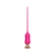 Розовый тонкий стимулятор Nipple Vibrator - 23 см. - I-MOON - купить с доставкой в Кемерово