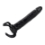 Чёрная насадка-фаллос для двойного проникновения INFLATABLE DILDO SLIM DONG  - 13,5 см. - Toyz4lovers - в Кемерово купить с доставкой